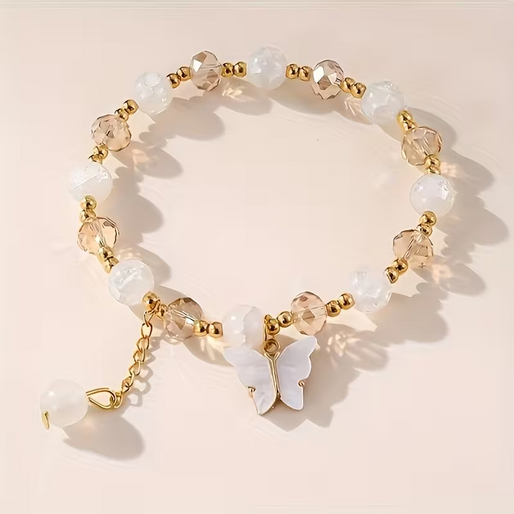 Pulseira Borboleta Branca Grace