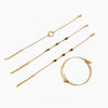 Conjunto de Pulseiras Radiantes de Quatro