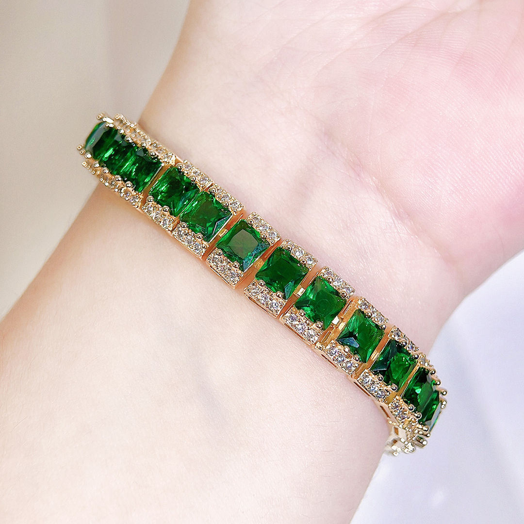 Pulseira de Gemas Radiantes