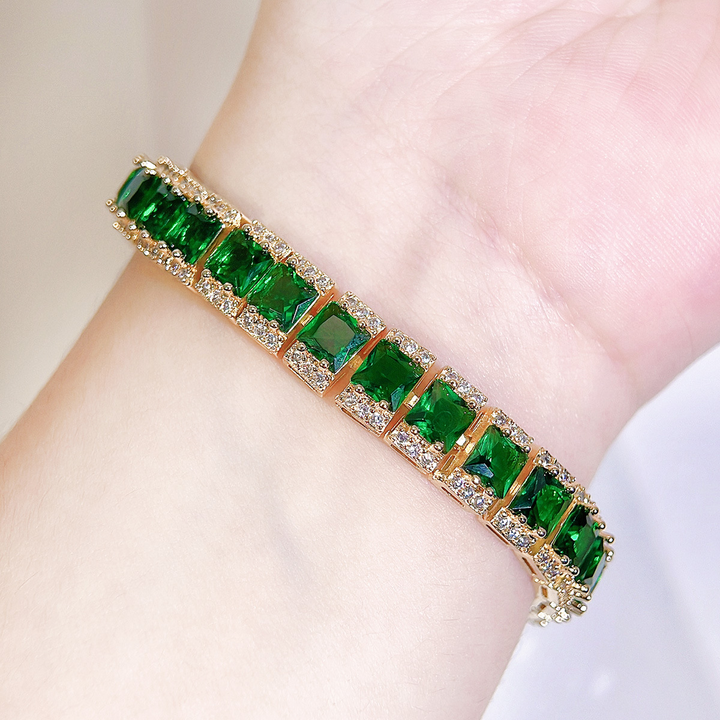 Pulseira de Gemas Radiantes