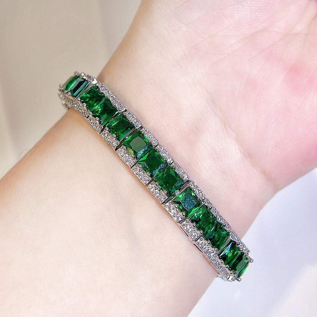 Pulseira de Gemas Radiantes
