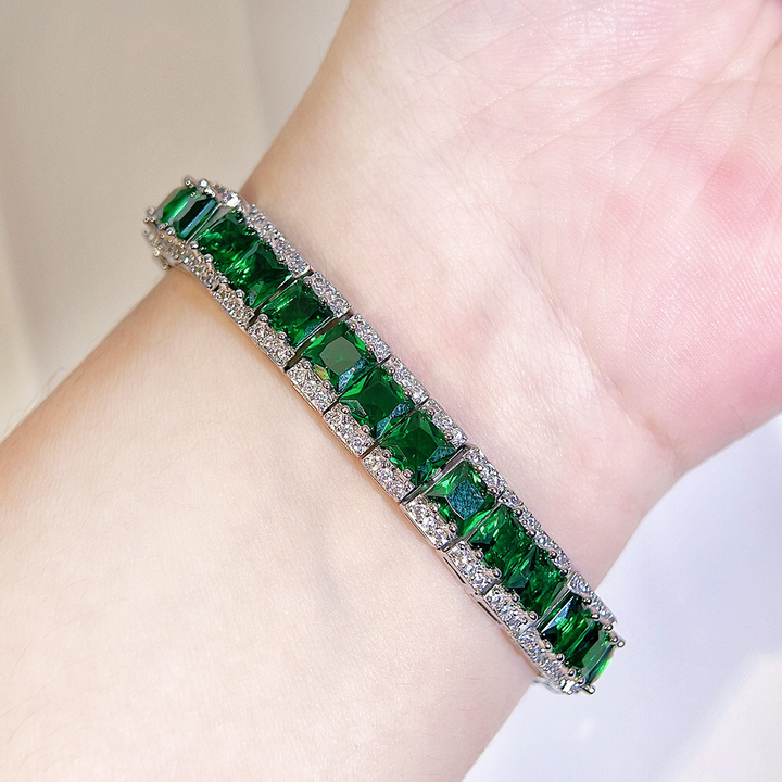 Pulseira de Gemas Radiantes