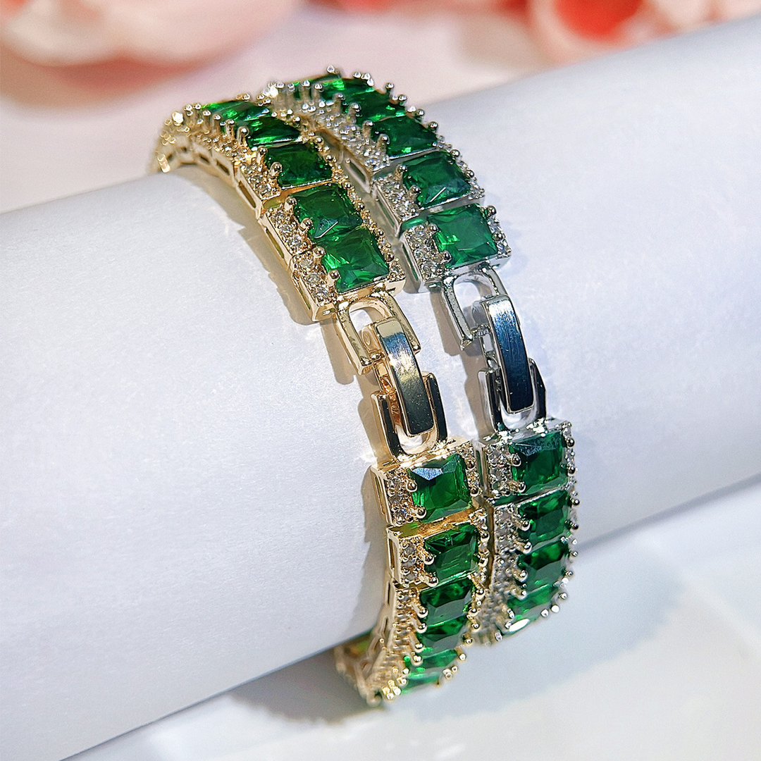 Pulseira de Gemas Radiantes