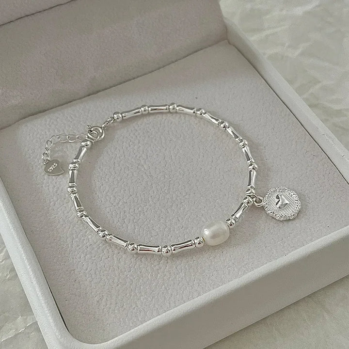 Pulseira Coração de Madreperla