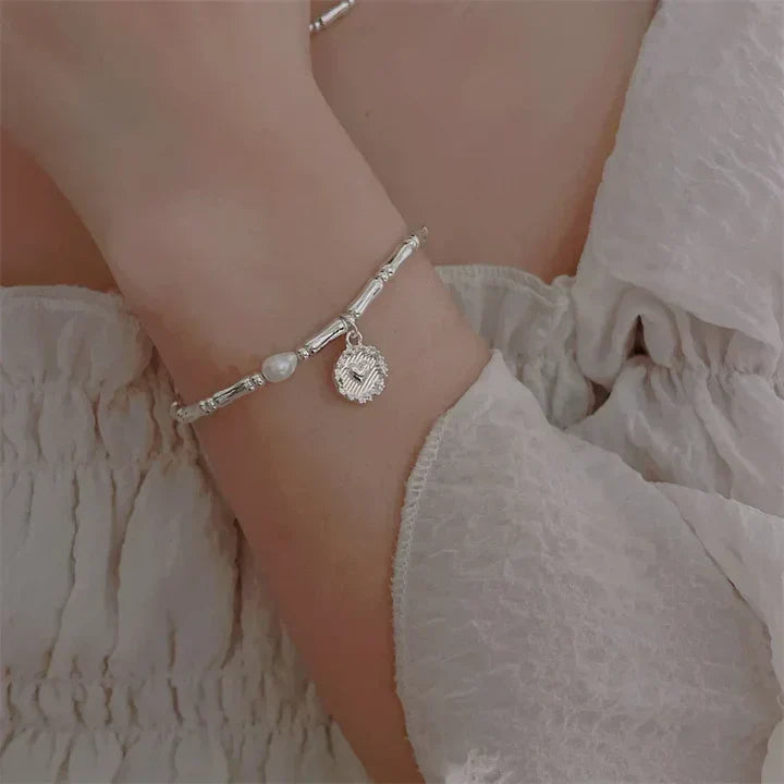 Pulseira Coração de Madreperla