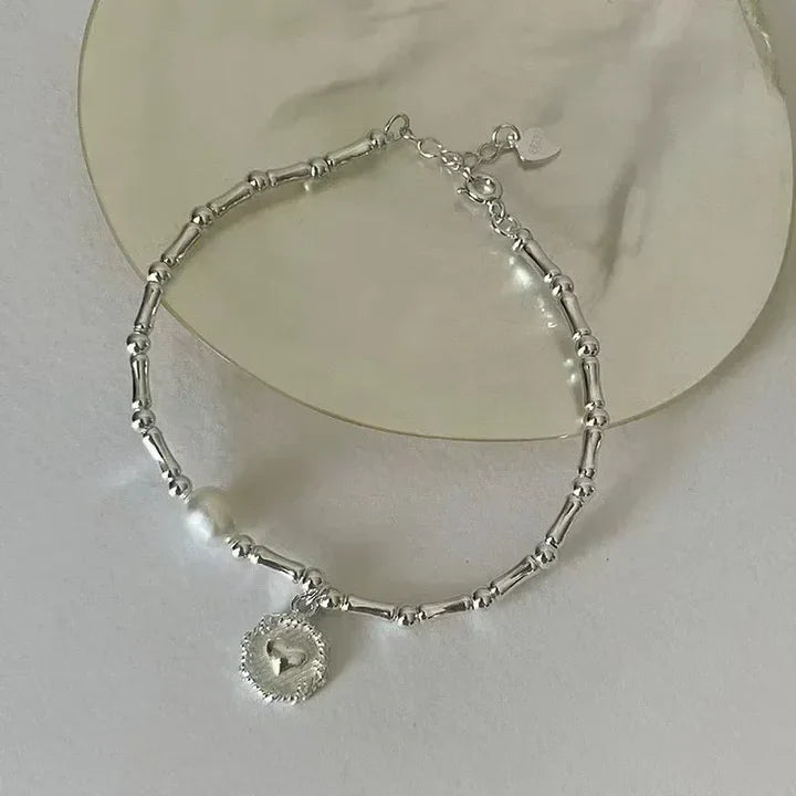 Pulseira Coração de Madreperla