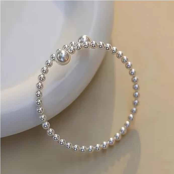 Pulseira de Pérolas Ajustável Serenity