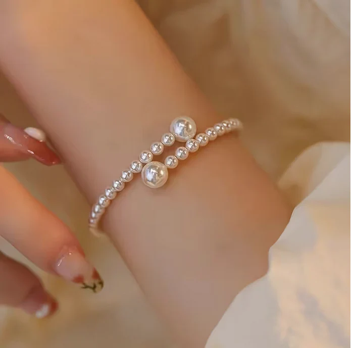 Pulseira de Pérolas Ajustável Serenity