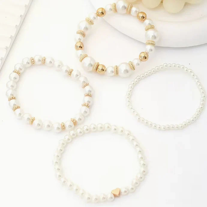 Conjunto de Pulseiras Perlux de Quatro