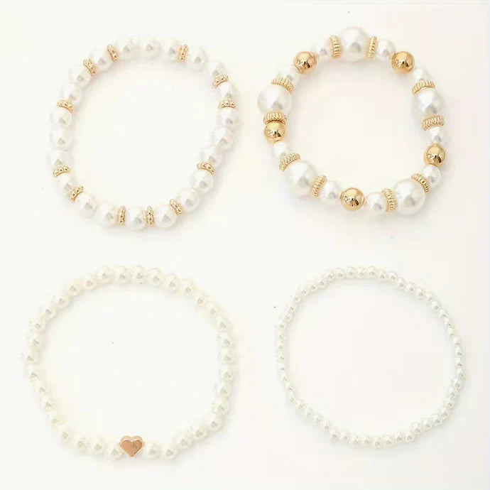 Conjunto de Pulseiras Perlux de Quatro