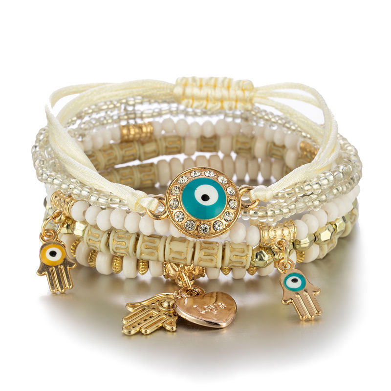Pacote de Pulseiras Hamsa