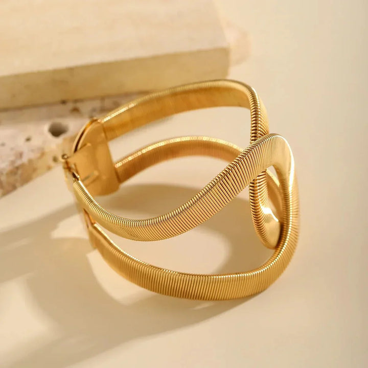 Bracelete Espiral Chunky