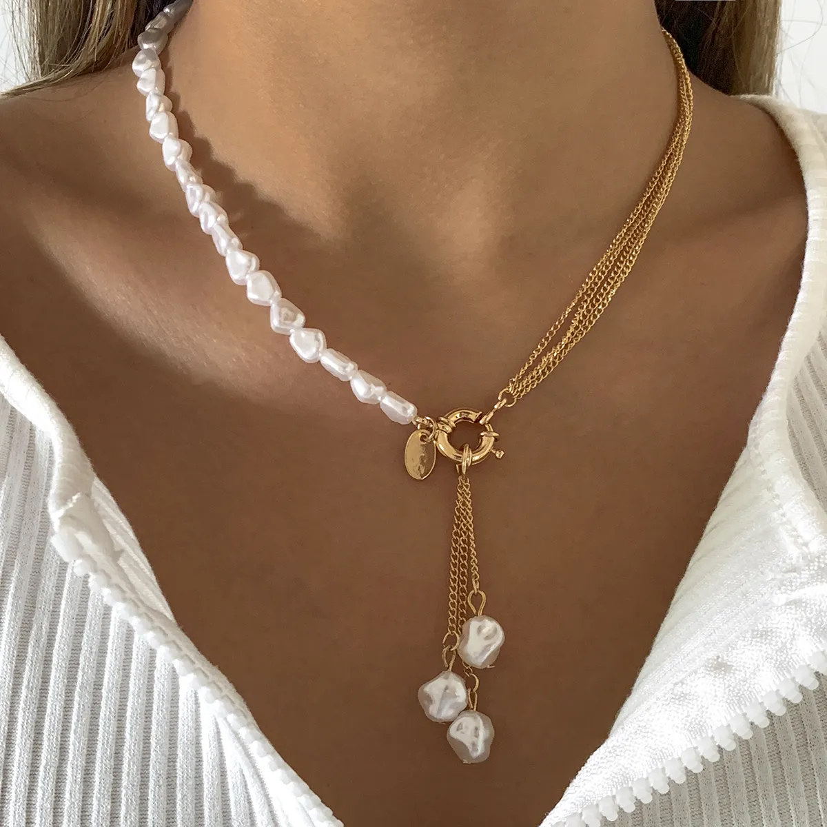 Colar Elegante de Pérola