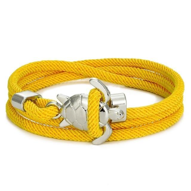 Pulseira de Tartaruga Marinha Feita à Mão