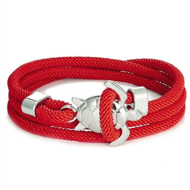 Pulseira de Tartaruga Marinha Feita à Mão