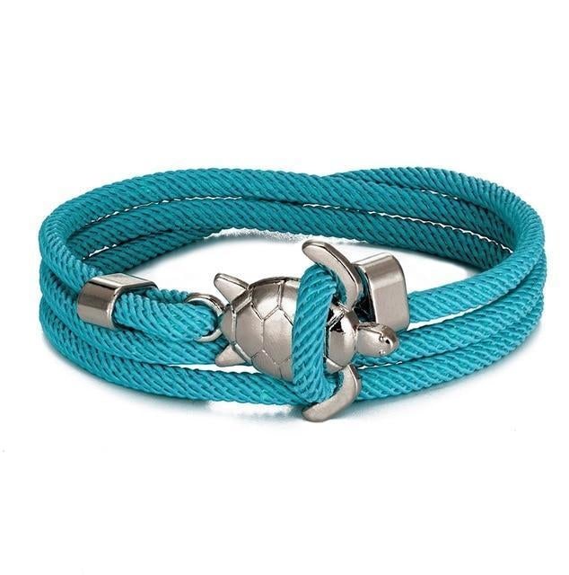 Pulseira de Tartaruga Marinha Feita à Mão