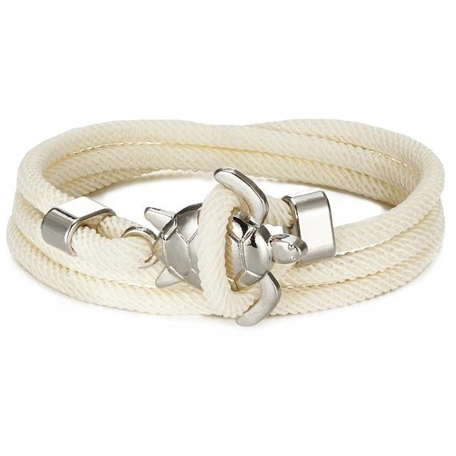 Pulseira de Tartaruga Marinha Feita à Mão