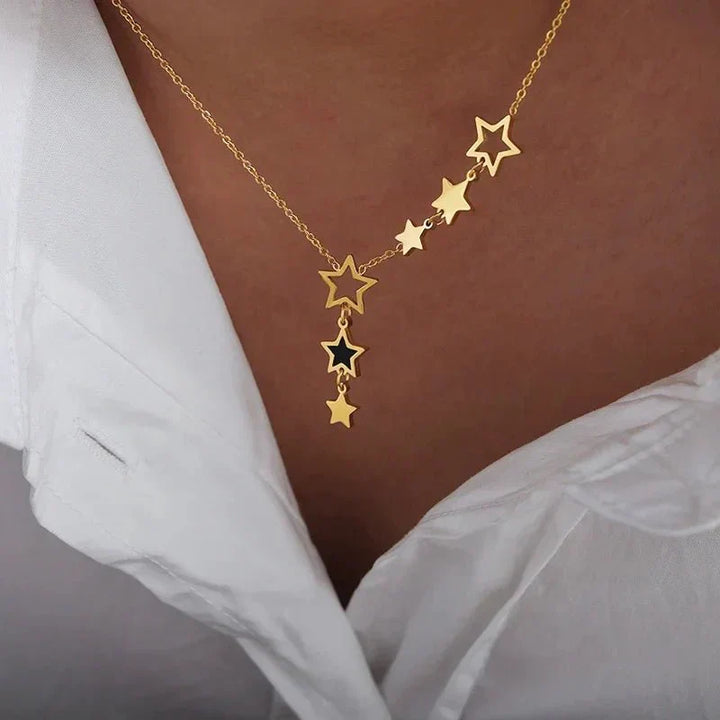 Colar Celestial Estrela Cadente